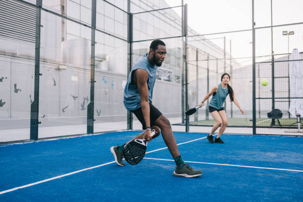 Installation terrain de tennis